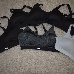 Lot of 5 Victoria's Secret Sport Bras, Size 34B